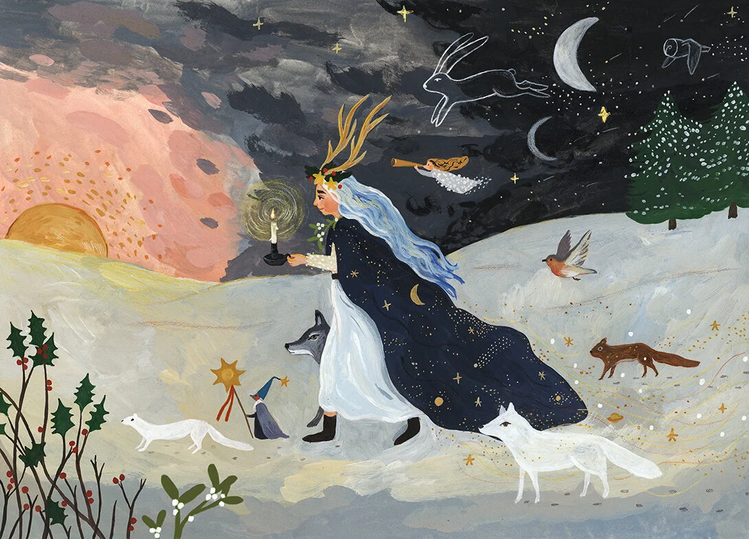 Winter Solstice Print - Multiple Sizes — tijanadraws